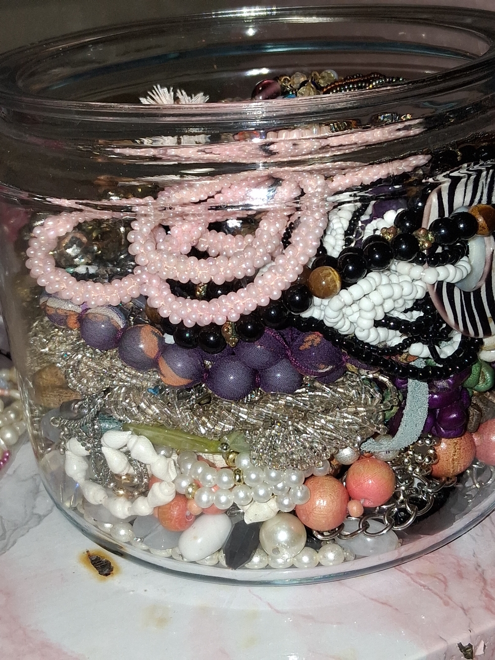 Big Jar Full Of Vintage Jewery9